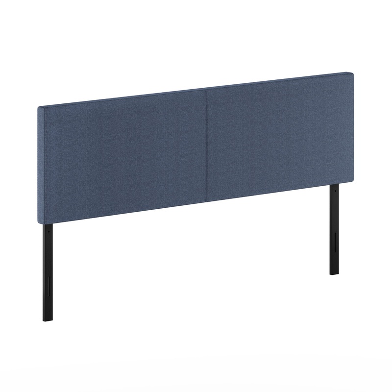 Furinno Roanne Upholstered Headboard, Denim, King | Bigbigmart.com