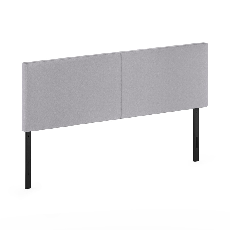 Furinno Roanne Upholstered Headboard, Glacier, King | Bigbigmart.com