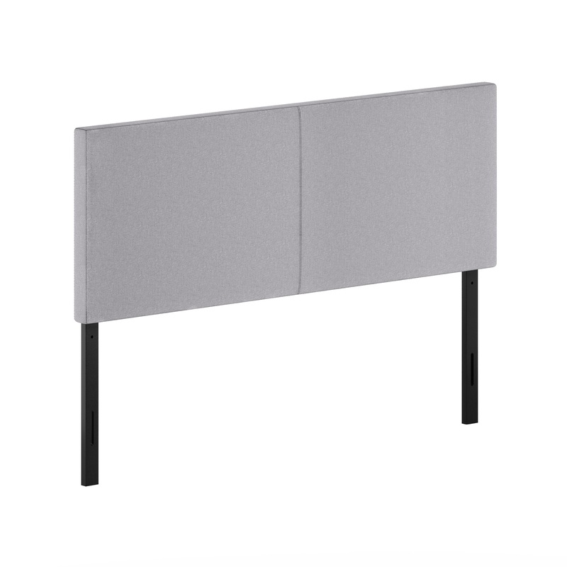 Furinno Roanne Upholstered Headboard, Glacier, Queen | Bigbigmart.com