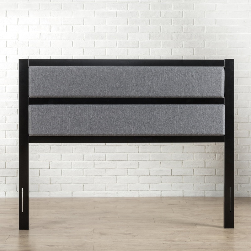 Zinus Jessica Upholstered Metal Headboard, Queen | Bigbigmart.com