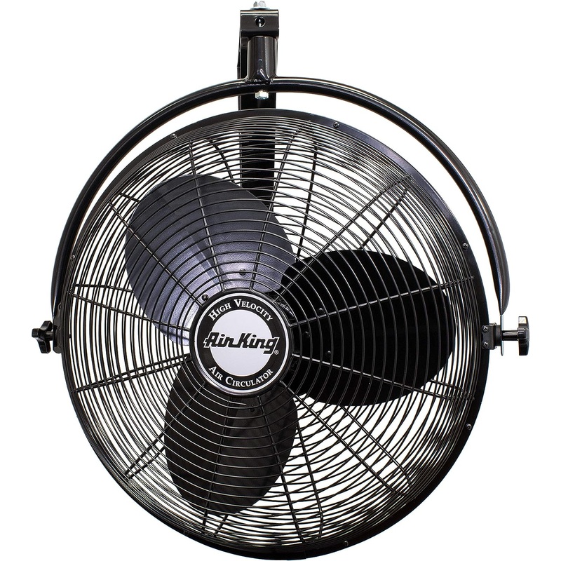 Air King 9020 1/6 HP Industrial Grade Wall Mount Fan, 20-Inch,Black | Bigbigmart.com