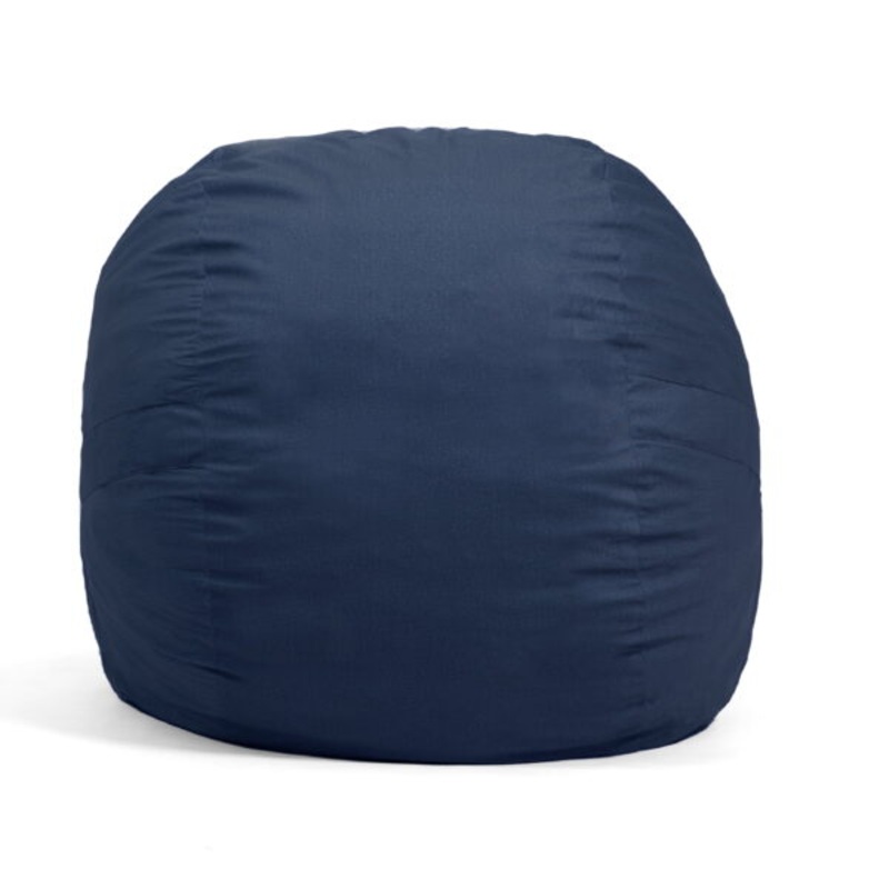 Big Joe Fuf Large Bean Bag Chair, Lenox 4ft, Cobalt | Bigbigmart.com