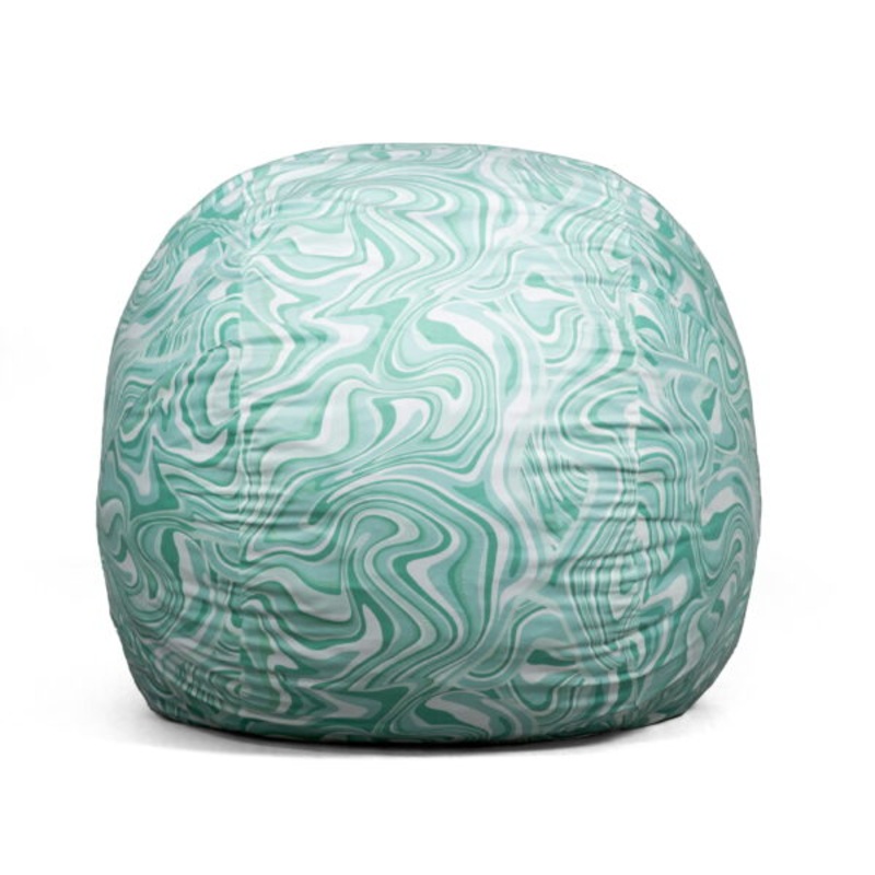Big Joe Fuf Large Bean Bag Chair, Plush 4ft, Groovy Green | Bigbigmart.com