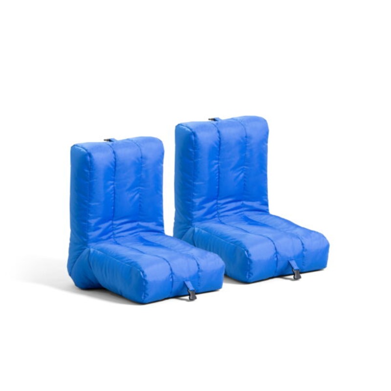 Big Joe Grab & Go Bean Bag Chair 2-Pack, Smartmax 1.5ft, Pacific Blue | Bigbigmart.com