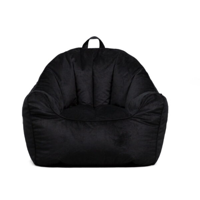 Big Joe Hug Bean Bag Chair, Plush 3ft, Black | Bigbigmart.com