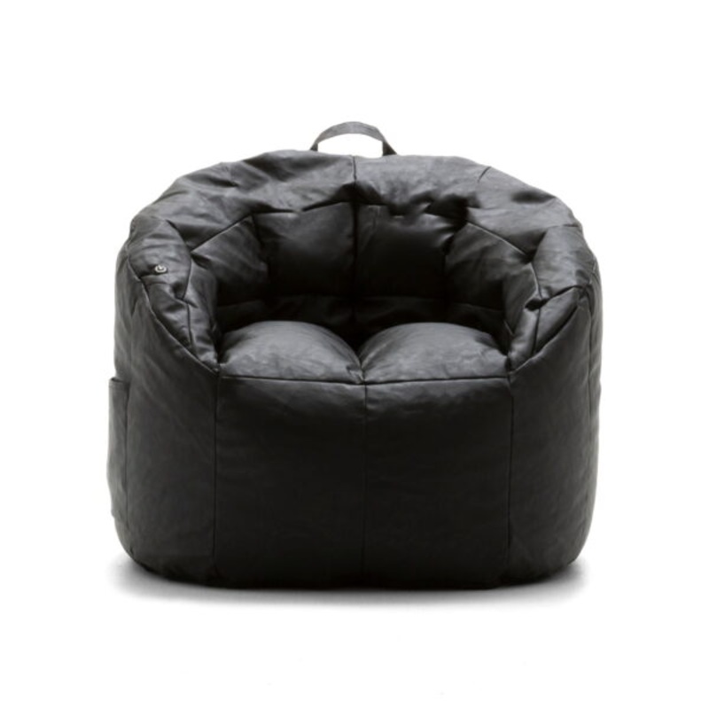 Big Joe Milano w/ Vibe Bean Bag Chair, Montana 2.5ft, Black | Bigbigmart.com