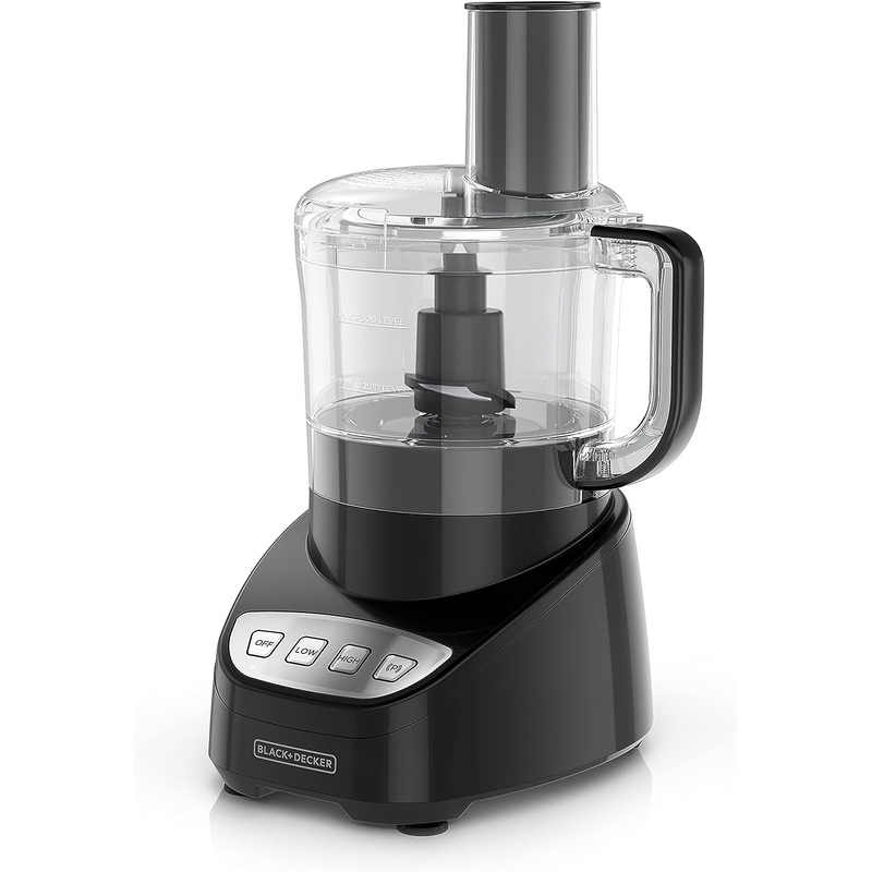 BLACK+DECKER Easy Assembly 8-Cup Food Processor | Bigbigmart.com