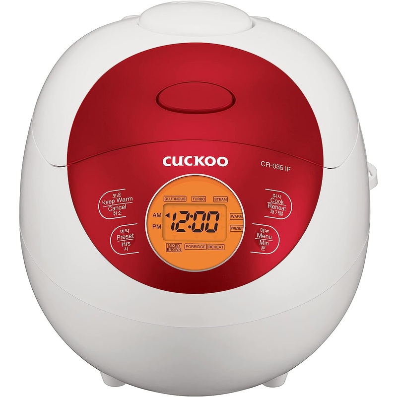 Cuckoo CR-0351F Electric Heating Rice Cooker (Red), 7.80 x 8.90 x 11.50 | Bigbigmart.com