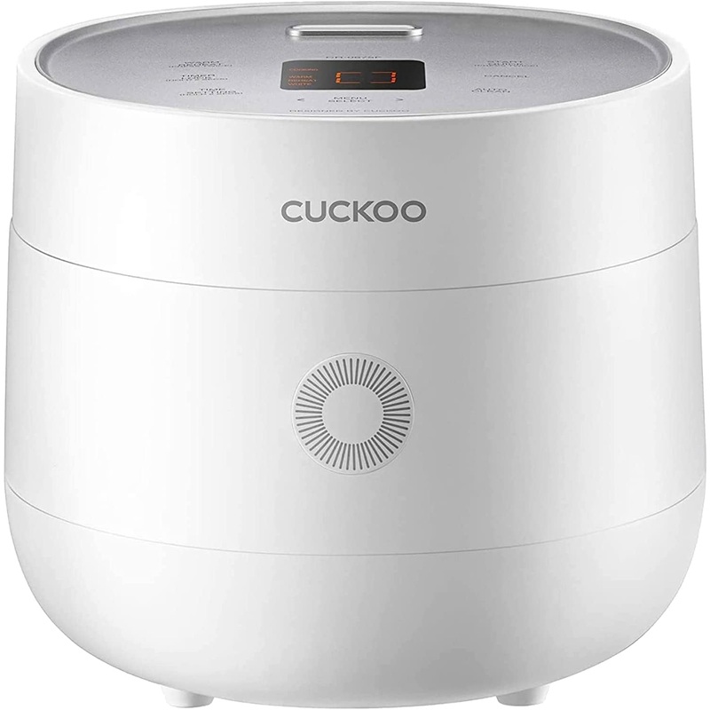 CUCKOO CR-0675F | 6-Cup (Uncooked) Micom Rice Cooker | 13 Menu Options: Quinoa, Oatmeal, Brown Rice & More, Touch-Screen, Nonstick Inner Pot | White | Bigbigmart.com