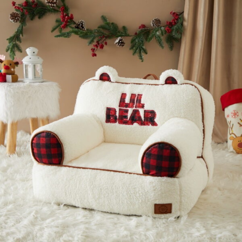 Dearfoams Bean Bag Chair, Red | Bigbigmart.com