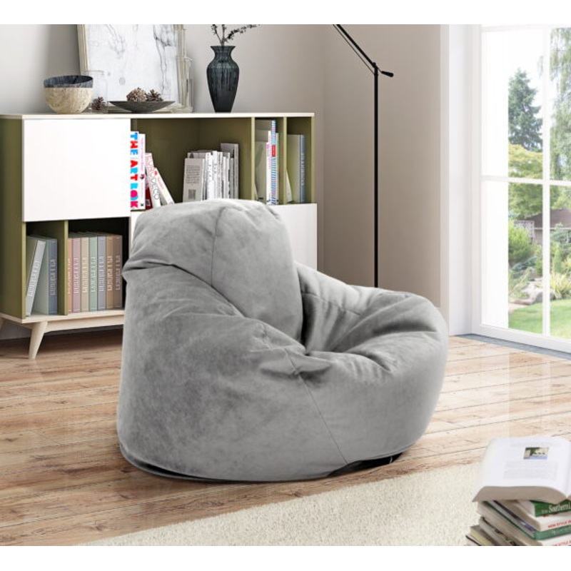Mainstays Bean Bag Chair, Storm | Bigbigmart.com