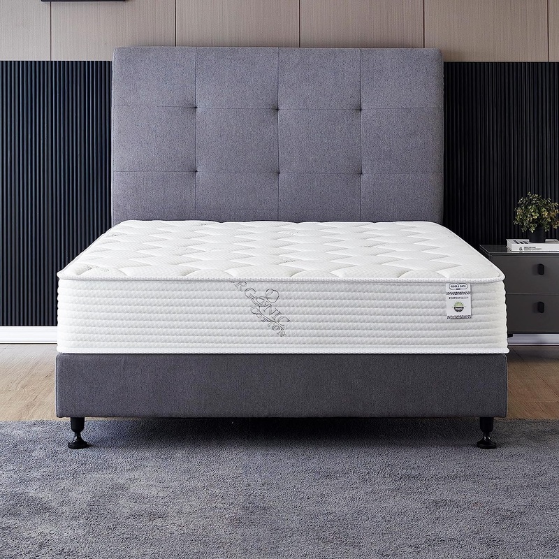 OLIVER & SMITH SINCE 1921 Full Size Mattress – 10 Inch Cool Memory Foam & Spring Hybrid Mattress with Breathable Cover – Comfort Plush Euro Pillow Top – Rolled in a Box – Oliver & Smith | Bigbigmart.com