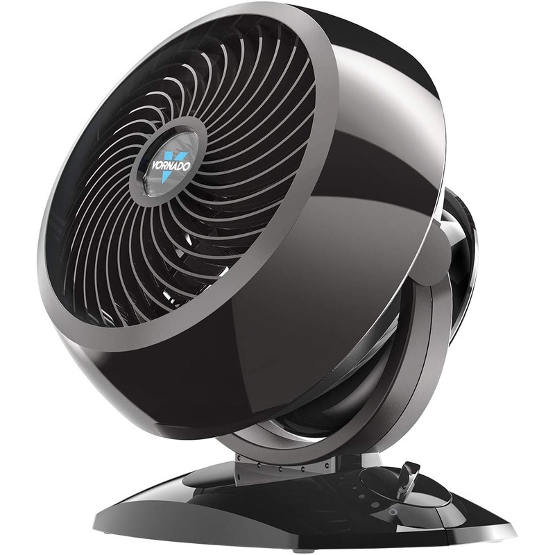 Vornado 5303 Small Whole Room Air Circulator Fan with Base-Mounted Controls, 3 Speed Settings, Multi-Directional Airflow