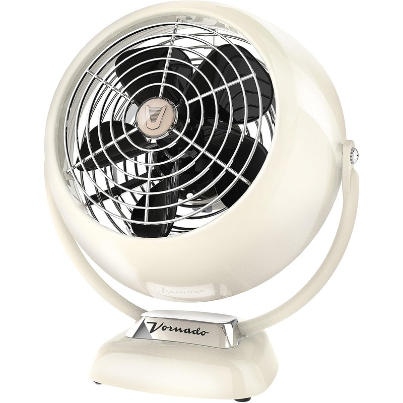Vornado VFAN Jr. Vintage Air Circulator Fan, Vintage White, 6.1 x 10.1 x 11.4 inches | Bigbigmart.com