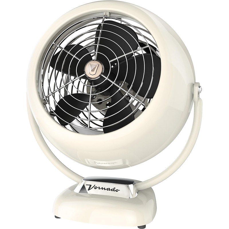 Vornado VFAN Vintage Air Circulator Fan, Vintage White, Small | Bigbigmart.com