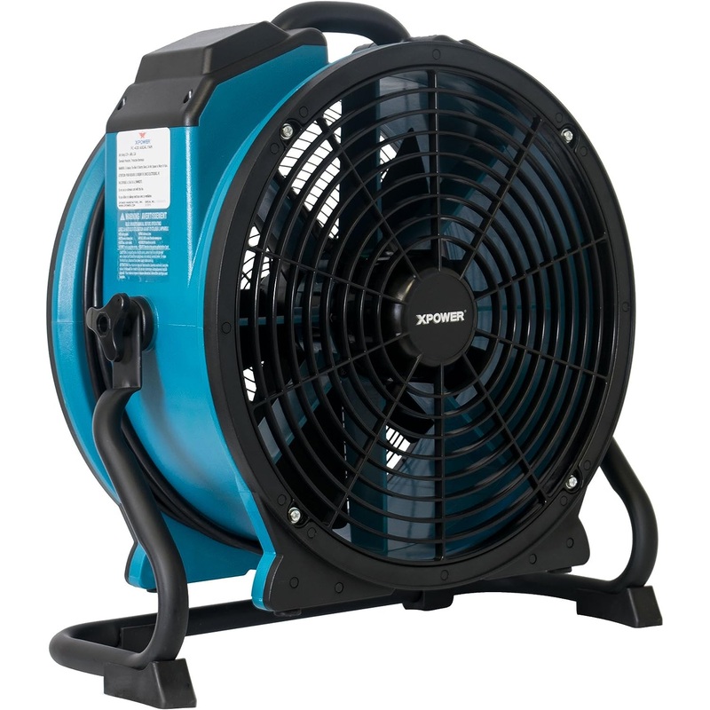 XPOWER FC-420 Heavy Duty Industrial High Velocity Whole Room Air Mover Air Circulator Utility Shop Floor Fan, 5 Speeds, Timer, 18 inch, 3600 CFM | Bigbigmart.com