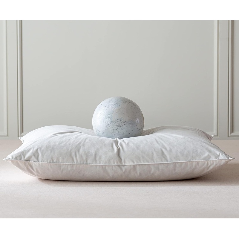 AIKOFUL Luxury Goose Feathers Down Pillow for Sleeping,Hotel Collection King Size Soft Bed Pillow,Organic Percale Cover(King,Pack of 1) | Bigbigmart.com