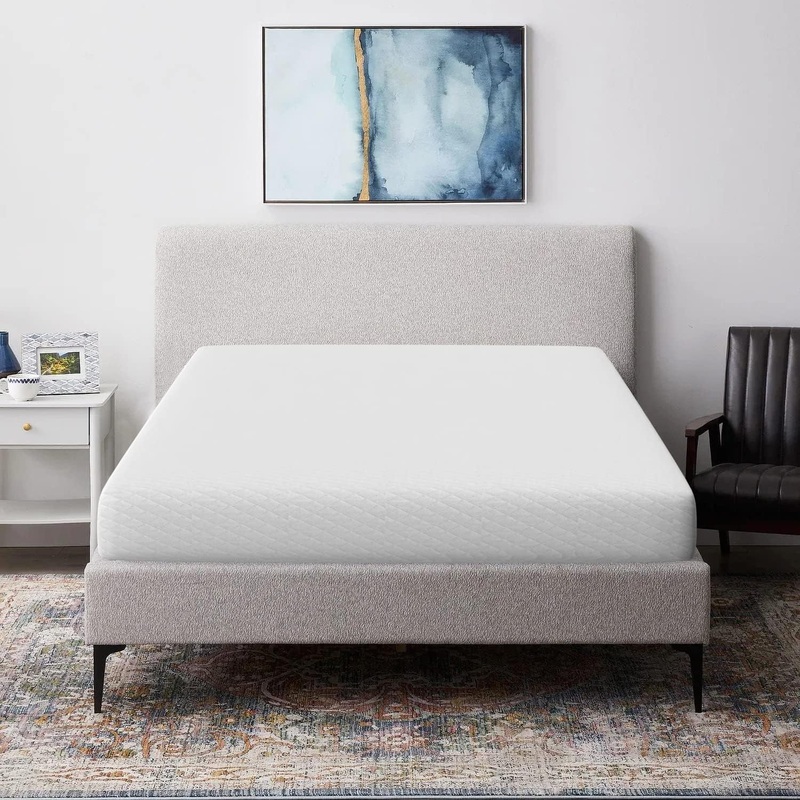 BestMassage Full Mattress, 8 inch Gel Memory Foam Mattress Queen Size for Cool Sleep & Pressure Relief, Medium Firm Mattresses CertiPUR-US Certified/Bed-in-a-Box/Pressure Relieving | Bigbigmart.com
