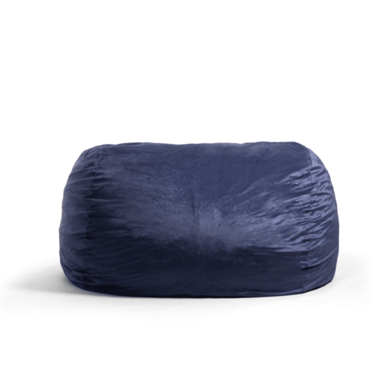Big Joe Fuf XXL Bean Bag Chair, Plush 6ft, Midnight Navy | Bigbigmart.com