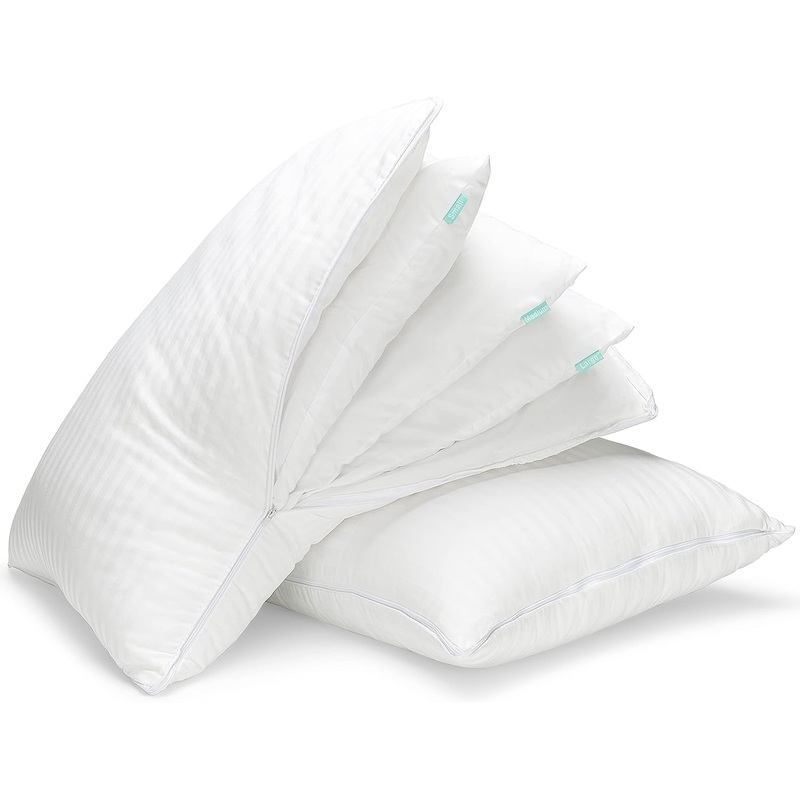 EverSnug Adjustable Layer Pillows for Sleeping – Set of 2, Cooling, Luxury Pillows for Back, Stomach or Side Sleepers (Queen (Pack of 2)) | Bigbigmart.com