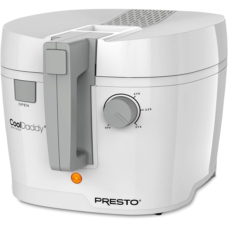 Presto 05443 CoolDaddy Cool-touch Deep Fryer – White | Bigbigmart.com