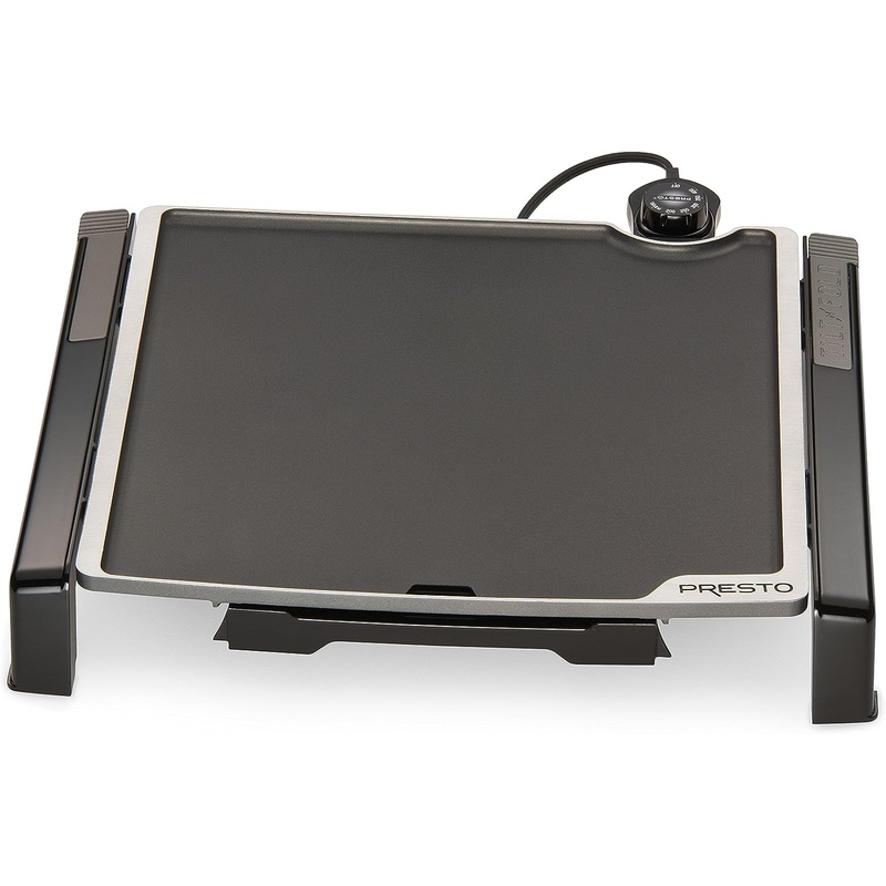 Presto 07071 15-inch Electric Tilt-n-fold Griddle, Black | Bigbigmart.com