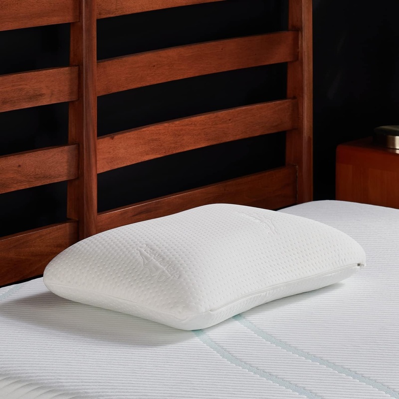 Tempur-Pedic Memory Foam Symphony Pillow Luxury Soft Feel, Standard, White | Bigbigmart.com