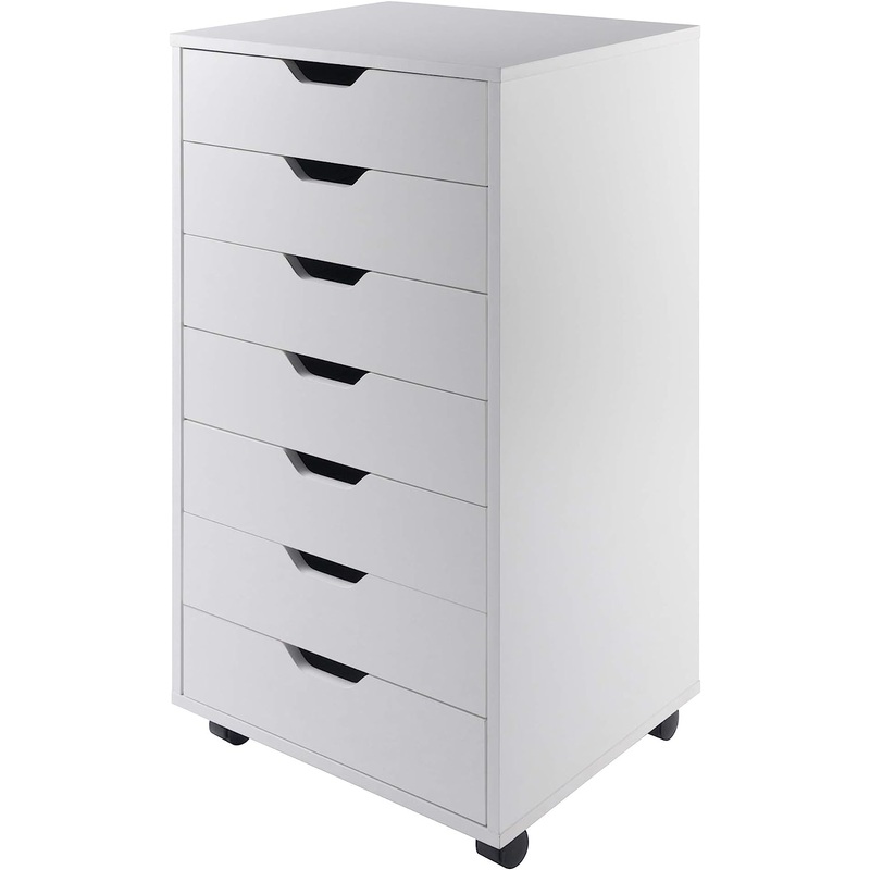 Winsome Halifax Storage/Organization, 7 drawer, White | Bigbigmart.com