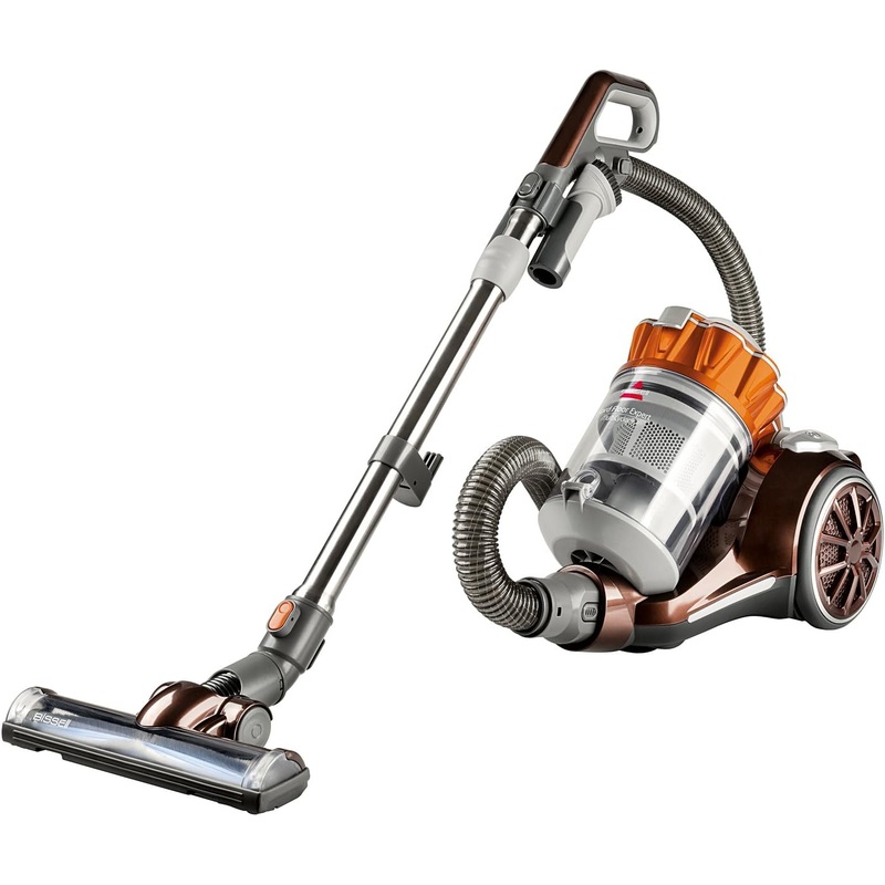 Bissell Hard Floor Expert Multi-Cyclonic Bagless Canister Vacuum, 1547 – Corded Burnt Orange | Bigbigmart.com