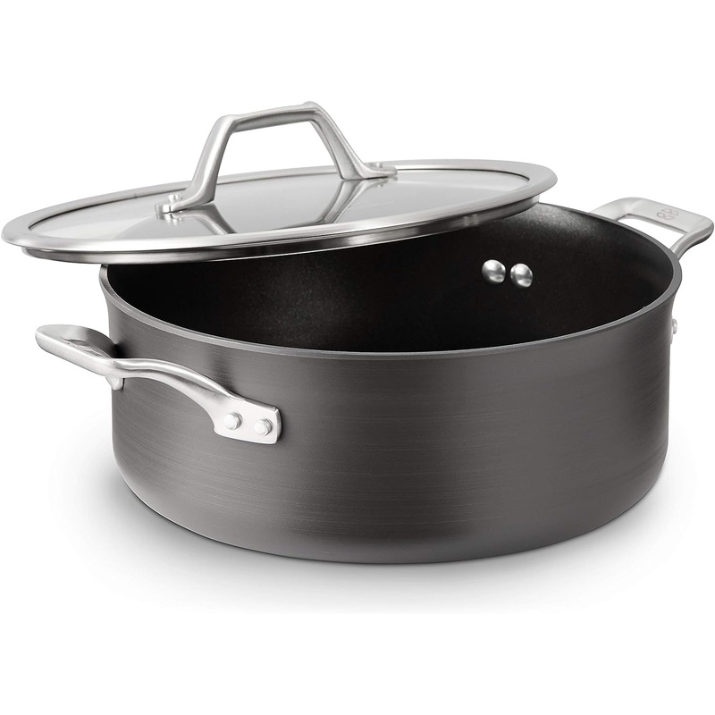 Calphalon 1948252 Signature Hard Anodized Nonstick Covered Dutch Oven, 5 quart, Black | Bigbigmart.com