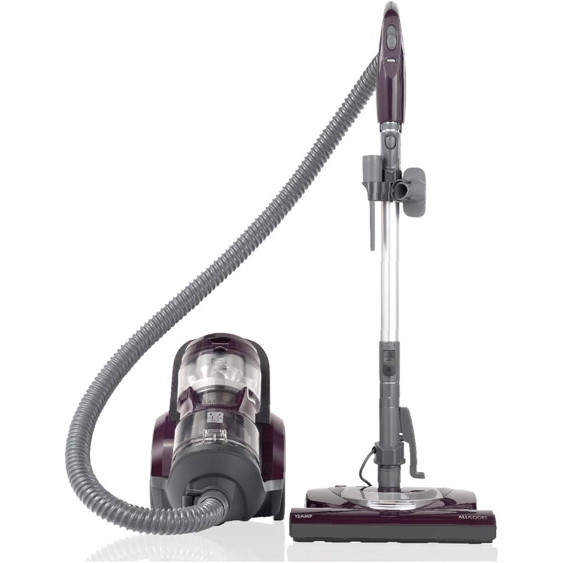 Kenmore Friendly Lightweight Bagless Compact Canister Vacuum with Pet Powermate, HEPA, Extended Telescoping Wand, Retractable Cord and 2 Cleaning Tools, Eggplant | Bigbigmart.com