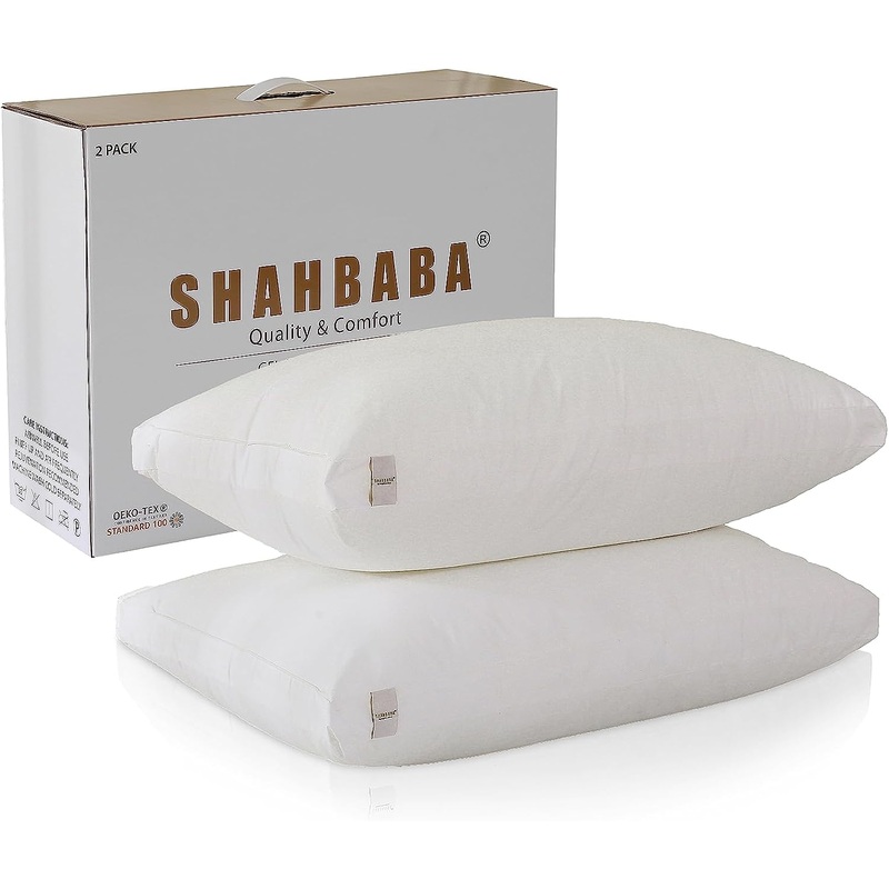 Shahbaba Bed Pillows King Size Set of 2 – Original Premium Down Alternative Pillows for Sleeping | Bigbigmart.com