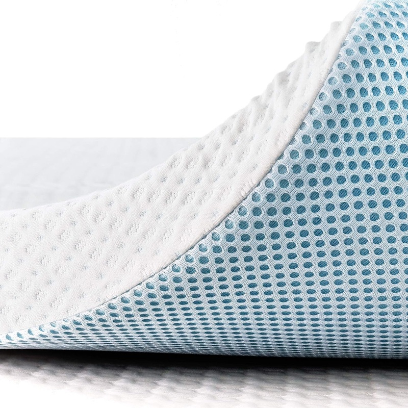 subrtex 2 Inch Gel-Infused Memory Foam Bed Mattress Topper High Density Cooling Pad Removable Fitted Bamboo Cover Ventilated Design-10 Years Warranty (Queen) | Bigbigmart.com