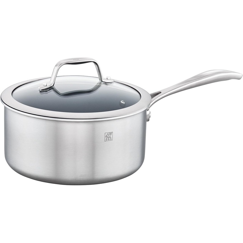 Zwilling Spirit Ceramic Nonstick Saucepan, 4-qt, Stainless Steel | Bigbigmart.com