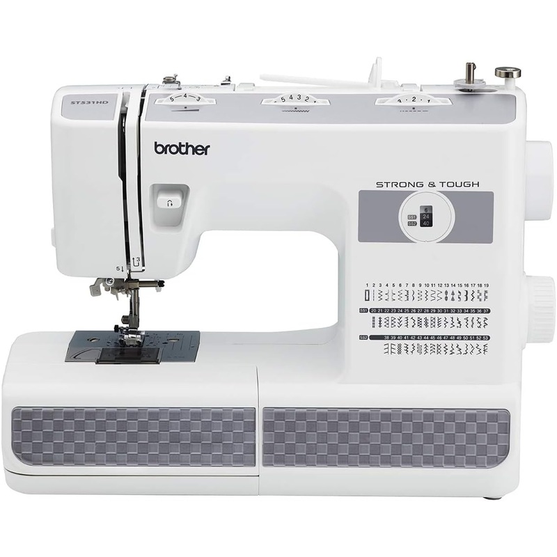 Brother ST531HD Strong & Tough 53 Stitch Sewing Machine with Finger Guard | Bigbigmart.com
