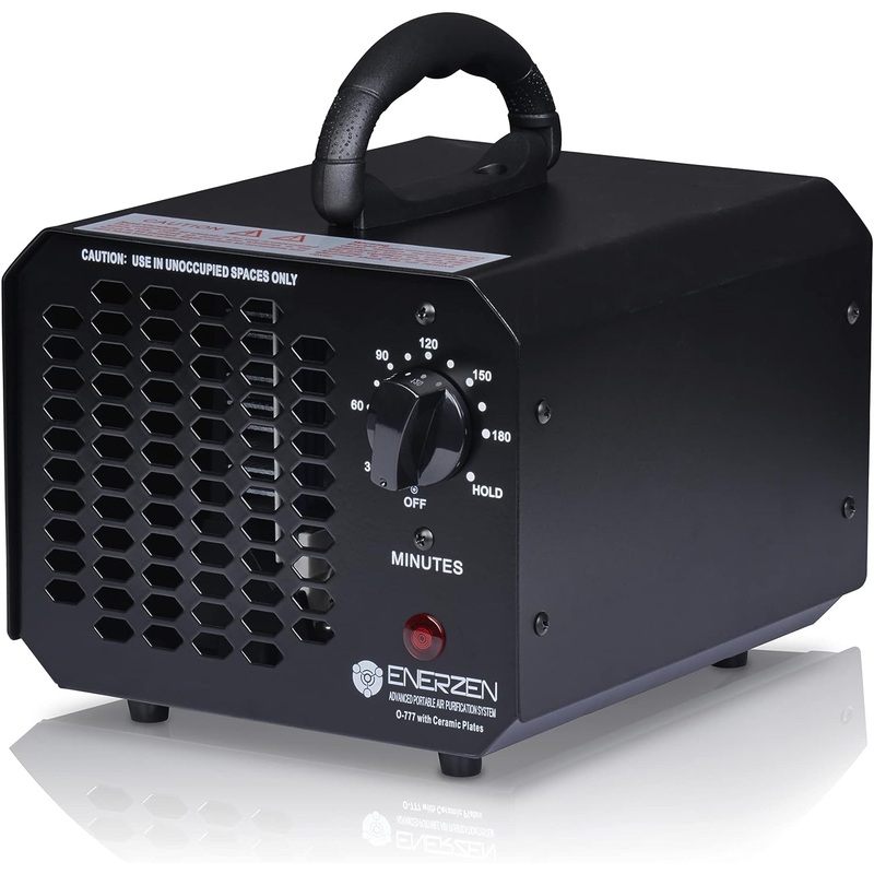 Enerzen Ozone Generator 11,000mg Industrial O3 Air Purifier Deodorizer (11,000mg – Black) | Bigbigmart.com