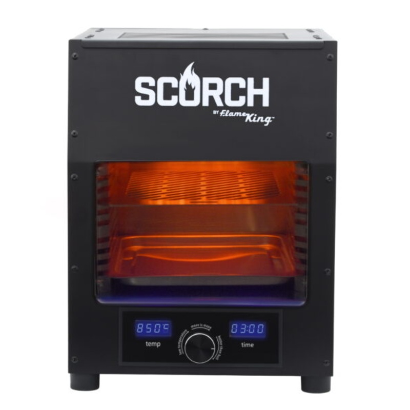Flame King Portable Scorch Smokeless Infrared Electric Broiler Oven for Indoor & Outdoor Use | Bigbigmart.com