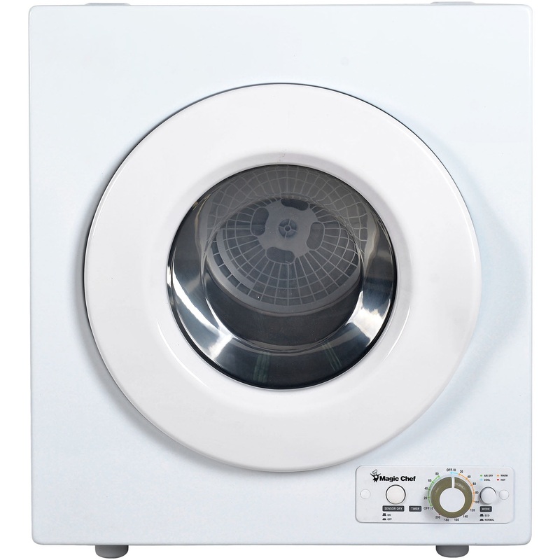 Magic Chef 2.6 cu. ft. Compact Electric Dryer, White | Bigbigmart.com