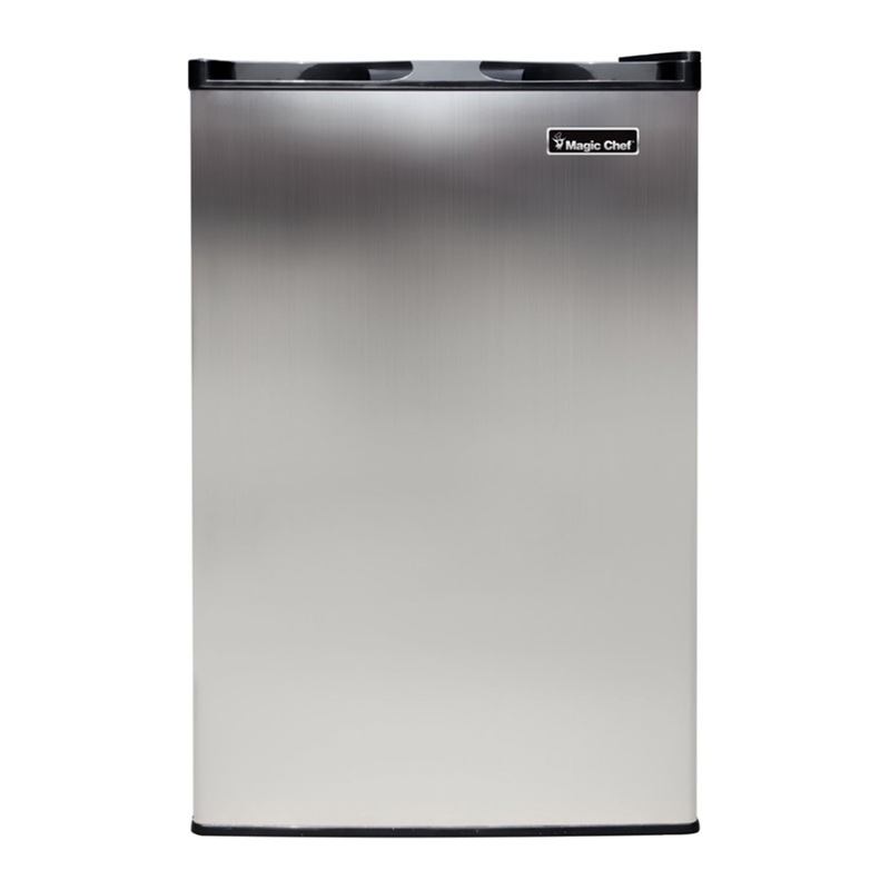 Magic Chef MCUF3S2 3 Cubic Foot Deep Small Mini Upright Freezer, Stainless Steel | Bigbigmart.com