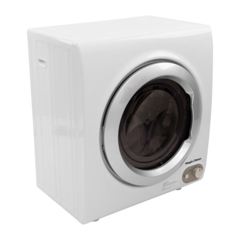 Magic Clean 2.6 Cu. ft. Front Load White Electric Portable Dryer | Bigbigmart.com