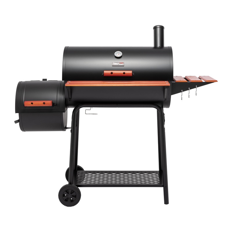 Royal Gourmet CC1830W 30 Barrel Charcoal Grill with Offset Smoker | Bigbigmart.com