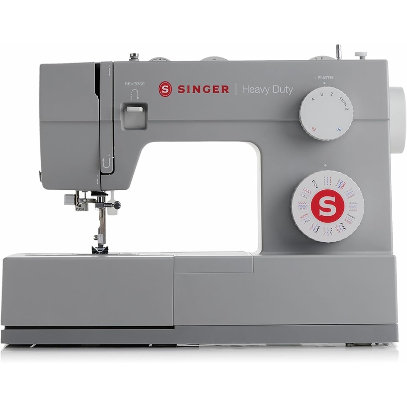 SINGER Heavy Duty Sewing Machine With Included Accessory Kit, 110 Stitch Applications 4432, Perfect For Beginners, Gray | Bigbigmart.com
