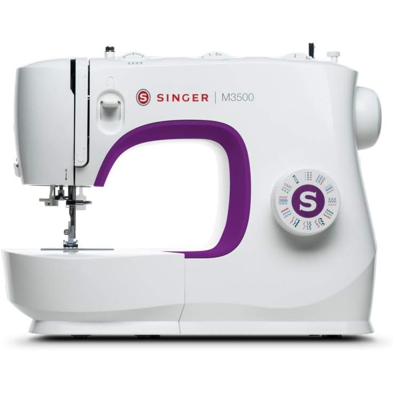 SINGER | M3500 Sewing Machine With Accessory Kit & Foot Pedal – 110 Stitch Applications – Simple & Great for Beginners | Bigbigmart.com