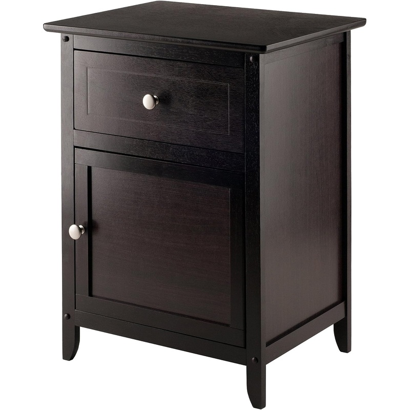 Winsome Eugene Accent Table, 18.9 inches, Espresso | Bigbigmart.com