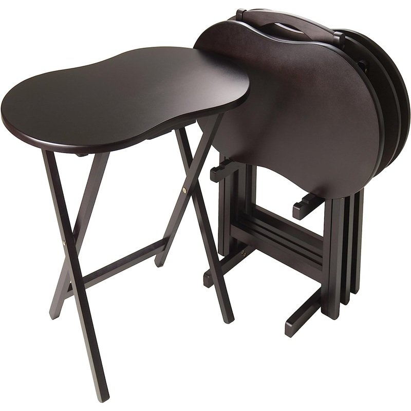 Winsome Skippy Snack Table, Dark Espresso | Bigbigmart.com