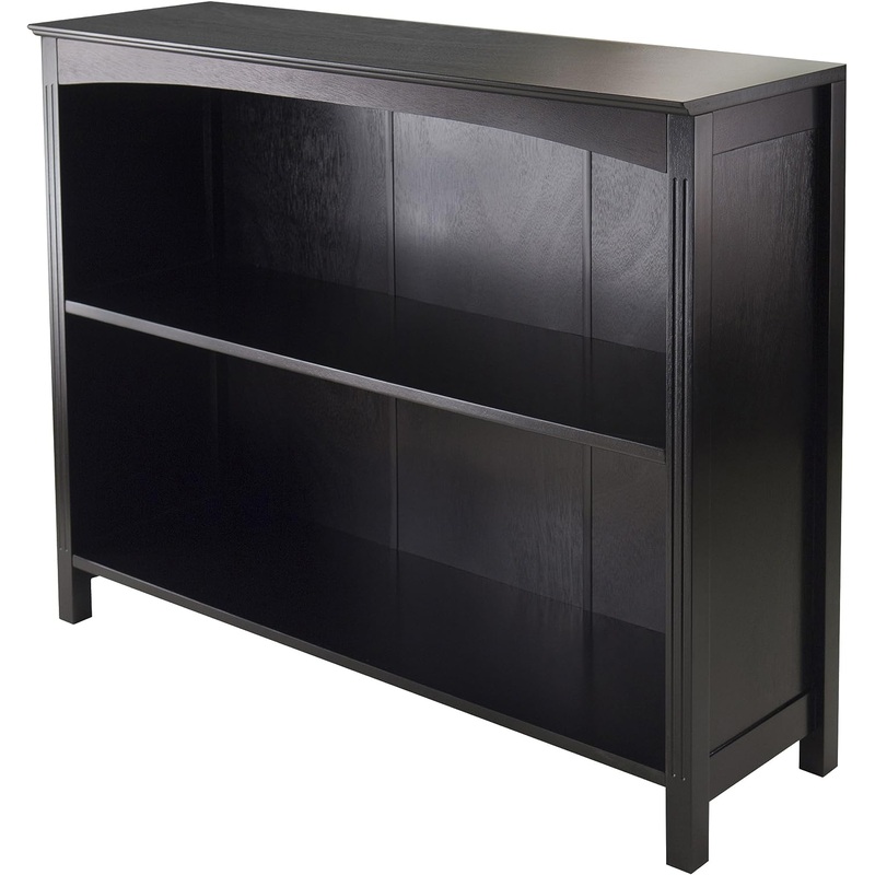 Winsome Terrace Storage Shelf 3-Tier Wide in Espresso, 37-Inch | Bigbigmart.com