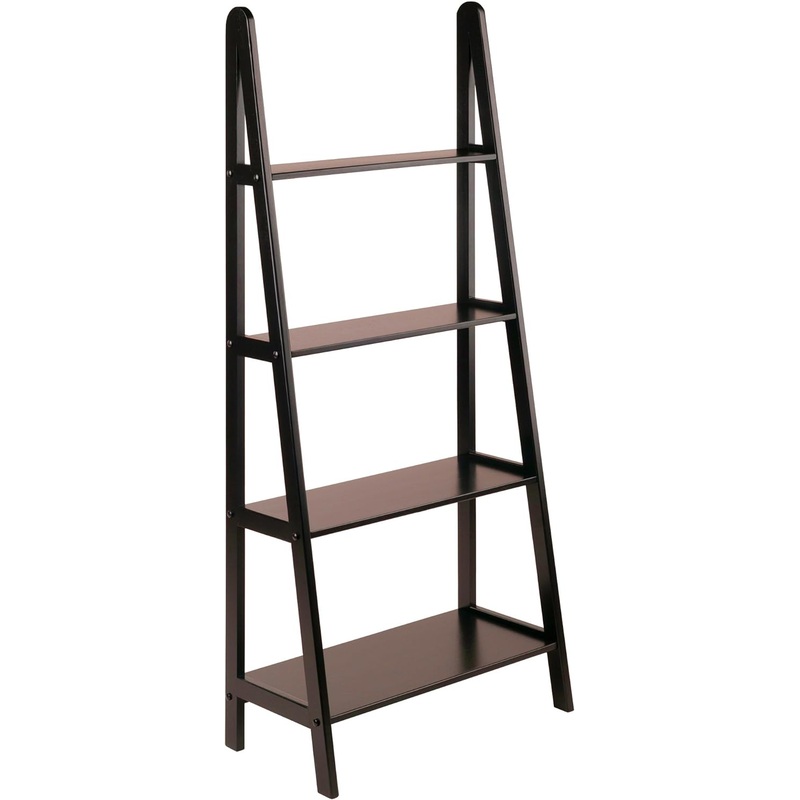 Winsome Wood 4-Tier A-Frame Shelf, Dark Espresso | Bigbigmart.com