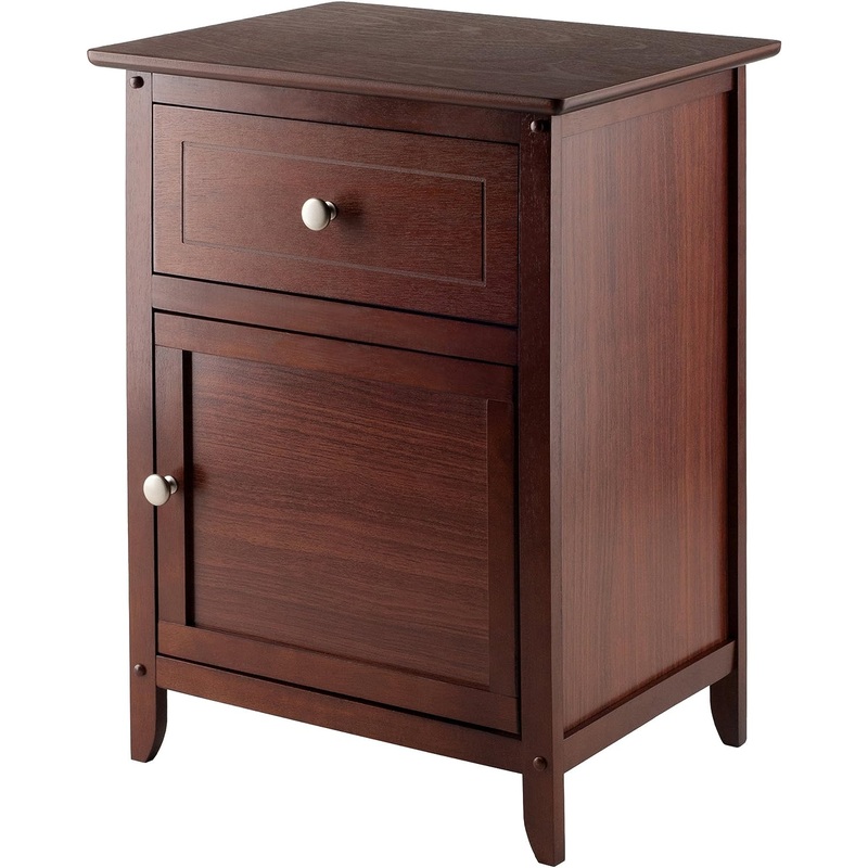 Winsome Wood Eugene Accent Table, Walnut | Bigbigmart.com