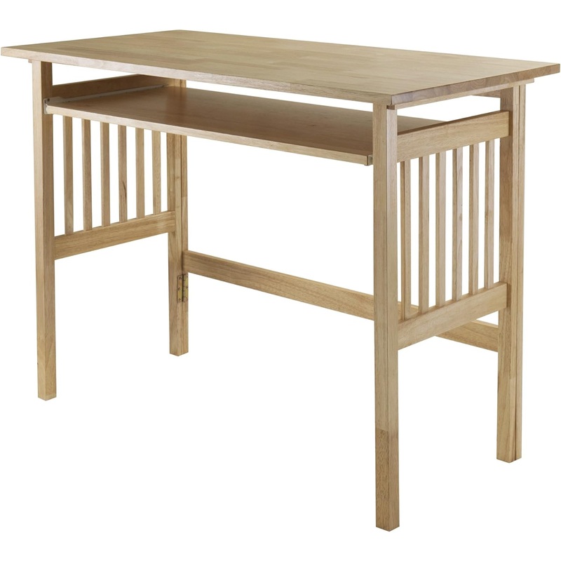 Winsome Wood Mission Home Office, Natural, 40.0 x 20.0 x 30.0 | Bigbigmart.com