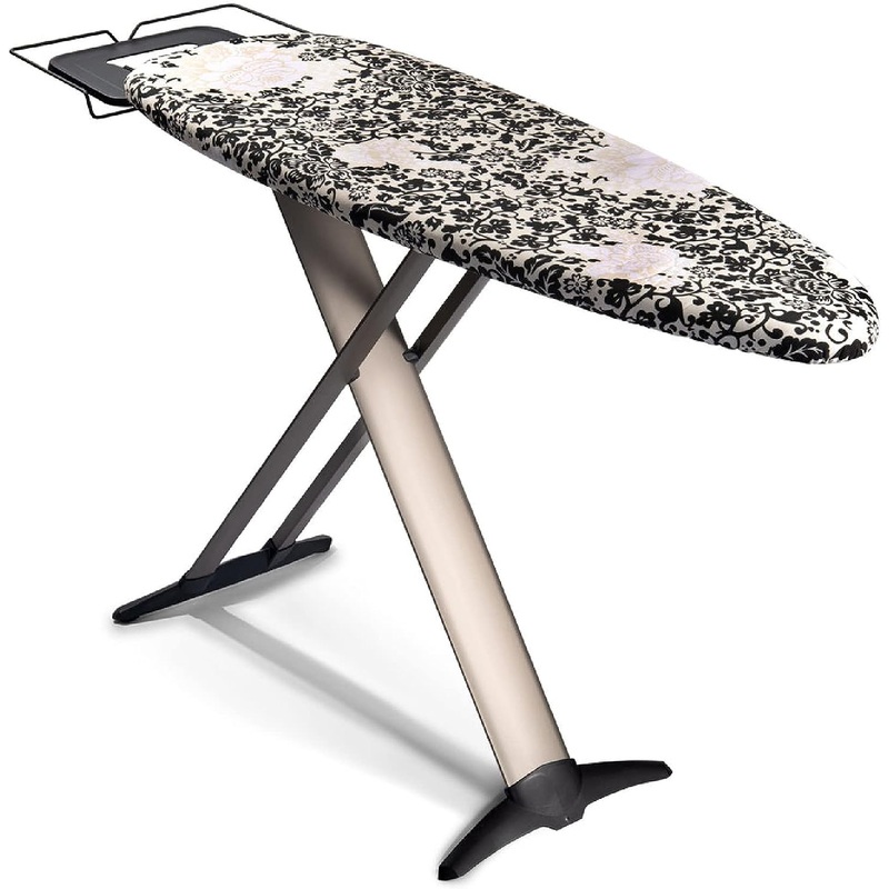 Bartnelli Pro Luxury Ironing Board – Extra Wide 62×19 Steam Iron Rest, Adjustable Height, T-Leg Foldable, European Made | Bigbigmart.com
